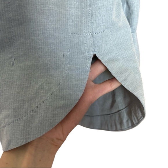 DULUTH TRADING CO Heirloom Gardening Button-Up Shirt in Light Blue Size 2X - Picture 13 of 14